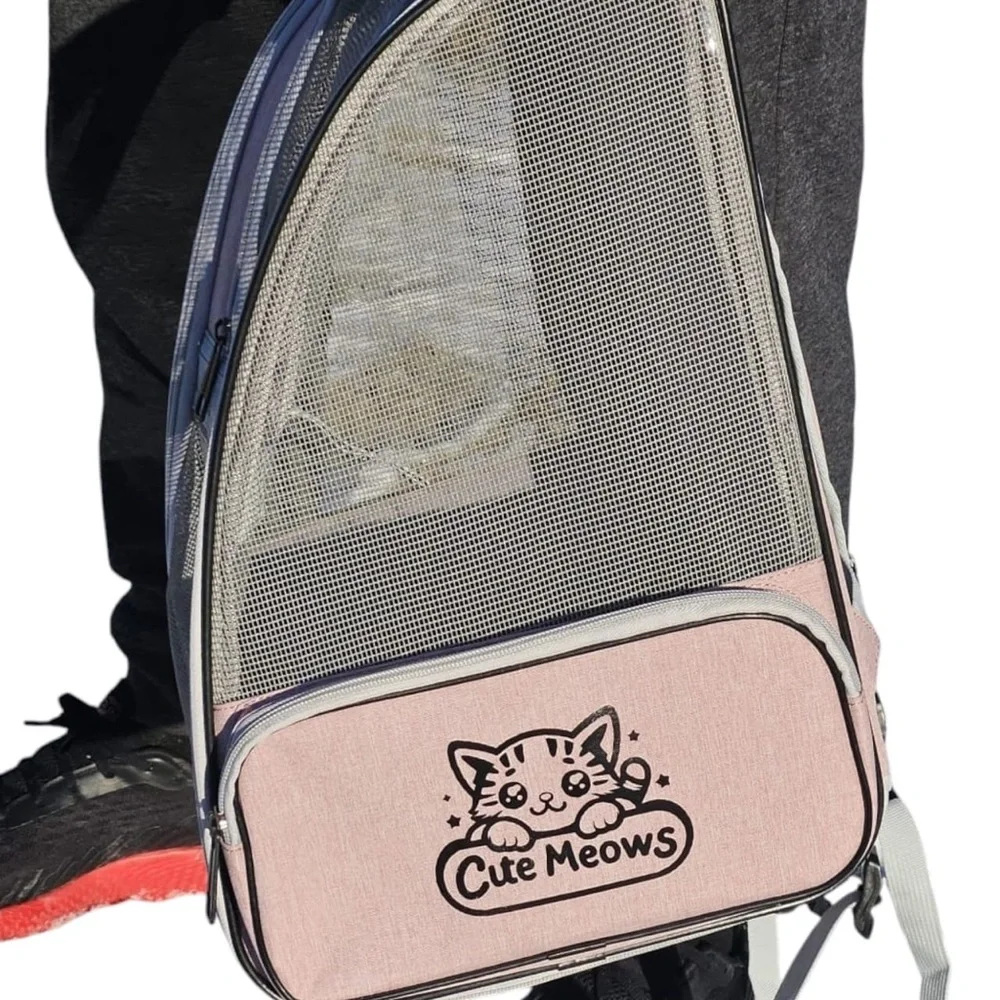 Pink Cat Backpack Carrier